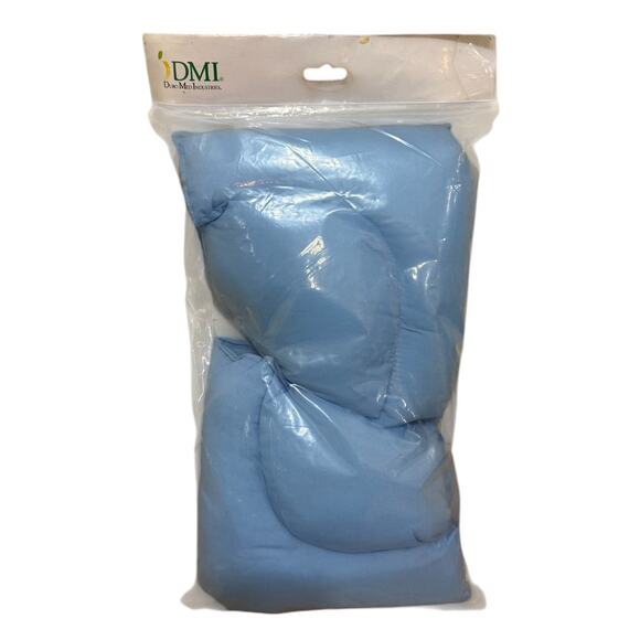 New DMI Duro-Med‎ Industries Comfort Heel Pillows Unisex One Size Blue Comfort - Picture 2 of 2